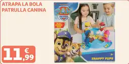 Alcampo Paw patrol atrapa la bola patrulla canina oferta
