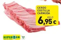 Hiperber Hiperber cerdo costilla carnuda oferta