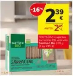 Consum Santiveri - tostadas crujiente oferta