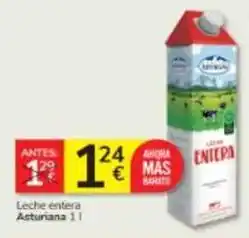Consum La asturiana - leche entera oferta