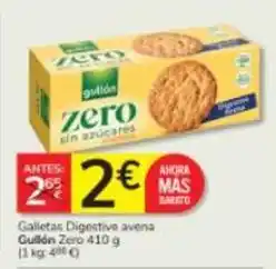 Consum Gullón - galletas digestive avena oferta