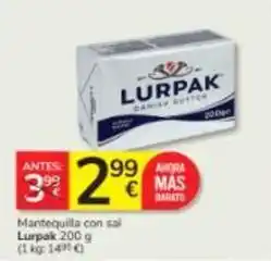 Consum Lurpak - mantequilla con sal oferta