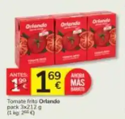 Consum Orlando - tomate frito oferta