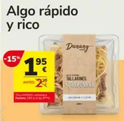 Consum Tallarines carbonara oferta
