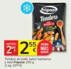 Consum Fripozo - tenders de pollo sabor barbacoa y miel oferta