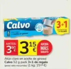 Consum Calvo - atún claro en aceite de girasol oferta