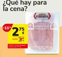 Consum Ferrarini - jamon cocido oferta