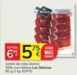Consum Ibéritos - jamón de cebo ibérico 50% raza ibérica oferta
