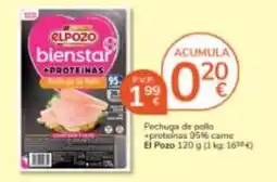 Consum El pozo - pechuga de pollo + proteinas 55% carne oferta