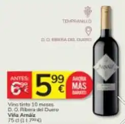 Consum Viña ardanza - vino tinto 10 meses d.o. ribera del duero oferta