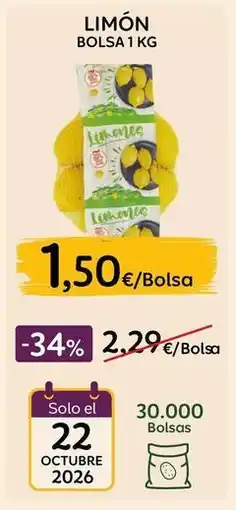 AhorraMas Solo - limon oferta