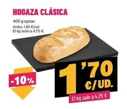AhorraMas Hogaza clasica oferta