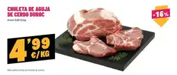 AhorraMas Duroc - chuleta de aguja de cerdo duroc oferta