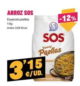 AhorraMas Sos - arroz oferta