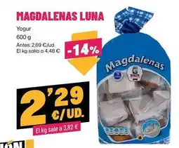 AhorraMas Magdalenas luna oferta