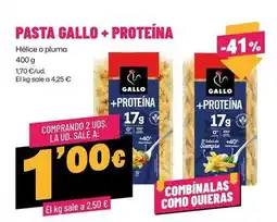 AhorraMas Gallo - pasta + proteina oferta