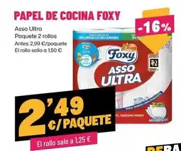 AhorraMas Foxy - papel de cocina oferta