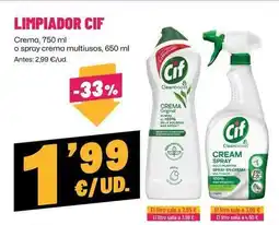 AhorraMas Cif - limpiador oferta