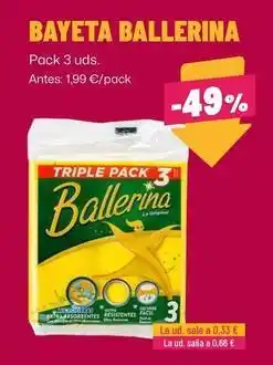 AhorraMas Ballerina - bayeta oferta