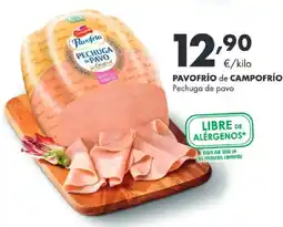 Supermercados Lupa Pavofrio pechuga de pavo oferta