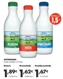 Supermercados Lupa Asturiana leche oferta