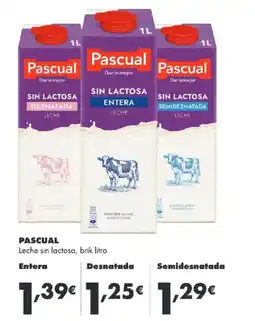 Supermercados Lupa Pascual leche sin lactosa oferta