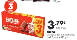 Supermercados Lupa Nestlé chocolate con leche extrafino oferta