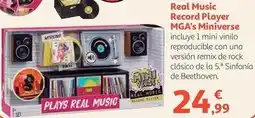 Alcampo Real music record player oferta