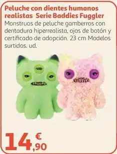 Alcampo Peluche con dientes humanos realistas serie baddies oferta