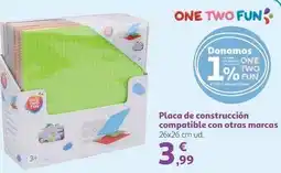 Alcampo One two fun - placa de construccion compatible con otras marcas oferta