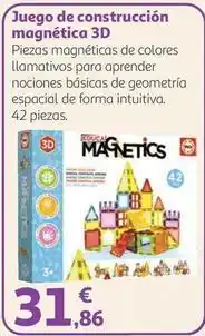 Alcampo Juego de construccion magnetica 3d oferta
