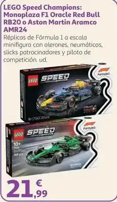 Alcampo Lego - speed champions: monoplaza f10 orcacle red bull rb20 o aston martin aramco amr24 oferta