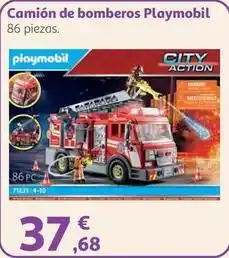 Alcampo Playmobil - camión de bomberos oferta