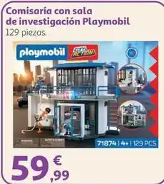 Alcampo Playmobil - comisaría con sala de investigación oferta