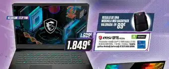 PCBox Msi Gp76 Msi2914 oferta