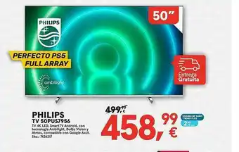 Worten Philips Tv 50pus7956 oferta
