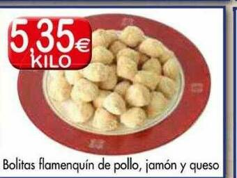 Congelados Copos Bolitas Flamenquín De Pollo Jamón Y Queso oferta