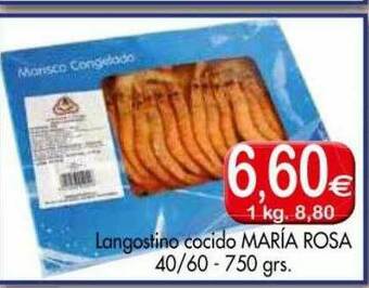 Congelados Copos Langostino Cocido Maria Rosa oferta