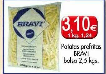Congelados Copos Patatas Prefritas Bravi oferta