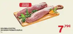 Hipercor Solomillo extra de cerdo formato duplo oferta