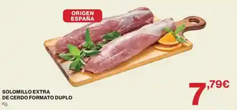 Solomillo extra de cerdo formato duplo