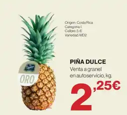 Hipercor Piña Dulce oferta