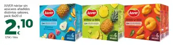 Juver nectar sin azúcares añadidos distintos sabores