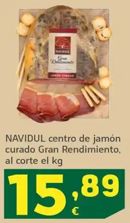 HiperDino Navidul centro de jamón curado Gran Rendimiento oferta