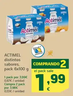 HiperDino Actimel oferta