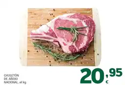 HiperDino Chuletón de añjo nacional oferta