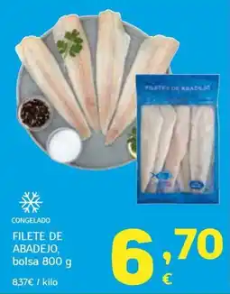 HiperDino Filete de abadejo oferta