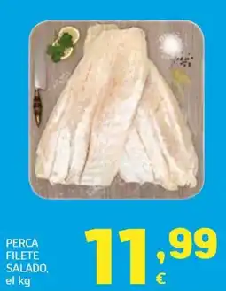 HiperDino Perca filete salado oferta