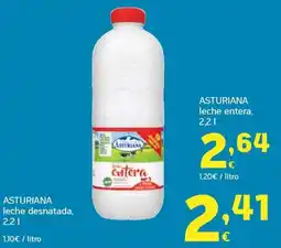 HiperDino Asturiana leche entera oferta