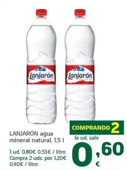 HiperDino Lanjarón agua mineral natural oferta